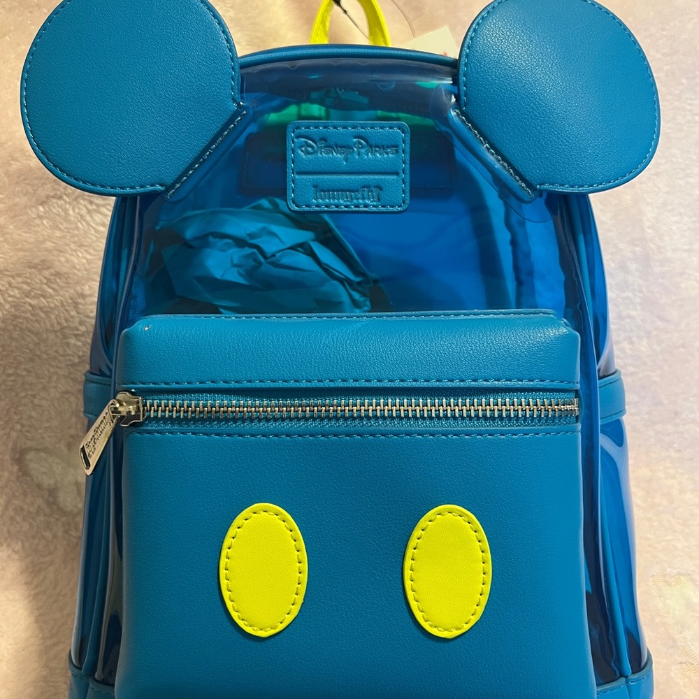 Disney parks loungefly neon backpack